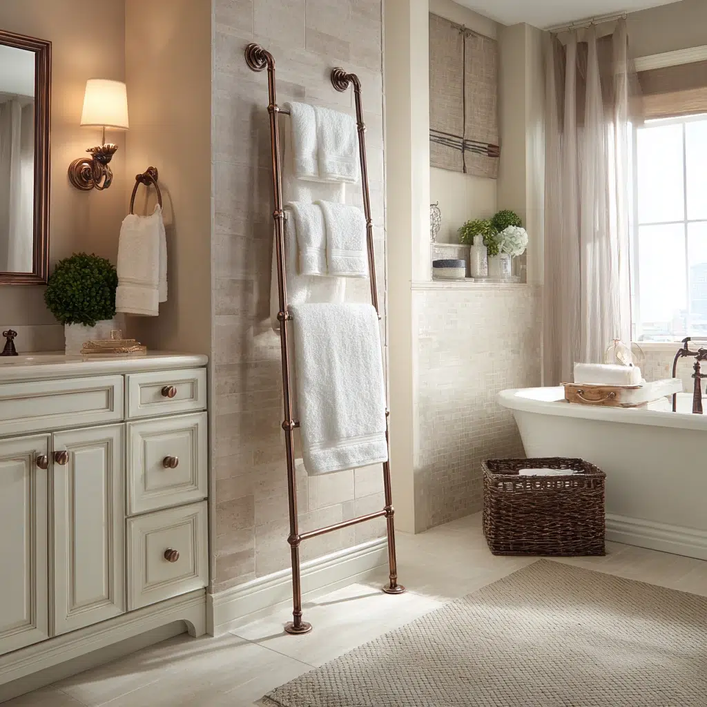 Stunning Scottish Bathroom Ideas: Cozy Heated Towel Rack
