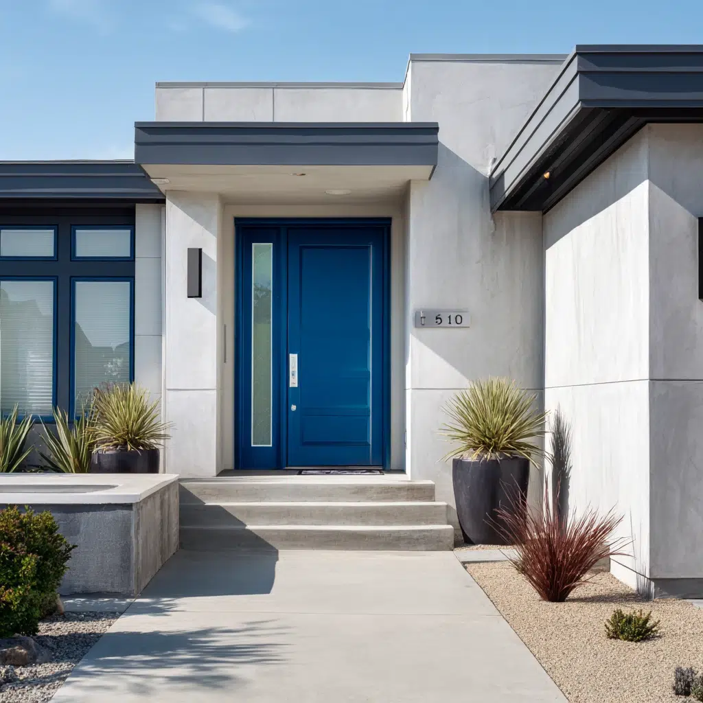 Best Blue Front Door Colors: Bold Cobalt: A Statement Maker