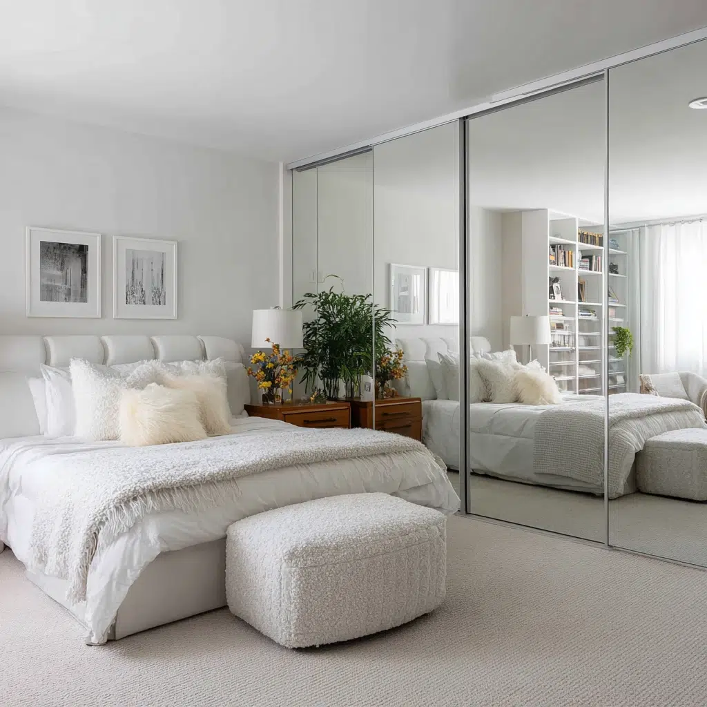 Closet Door Ideas: Mirrored Closet Doors: Double the Space, Double the Style