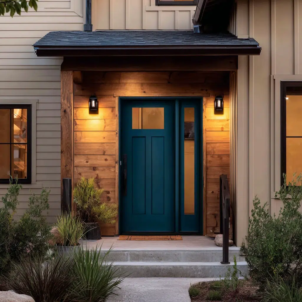 Best Blue Front Door Colors: Deep Teal: Sophisticated & Mysterious