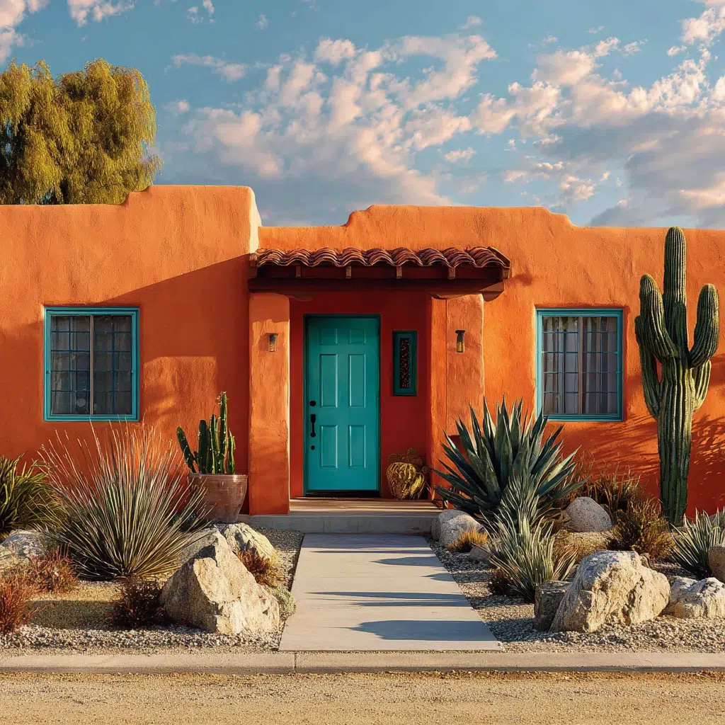 Exterior House Color Schemes: Earthy Southwestern Vibes