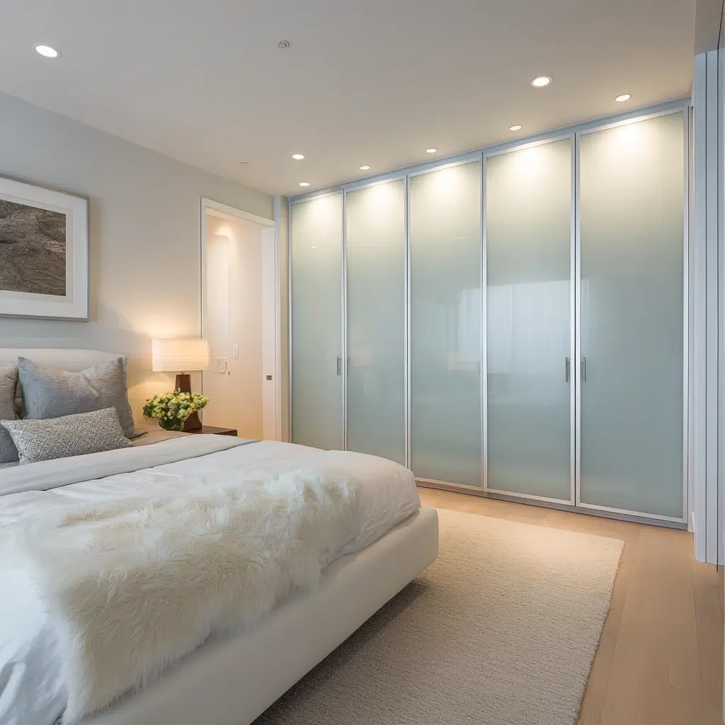 Closet Door Ideas: Frosted Glass Doors: Privacy with a Hint of Light