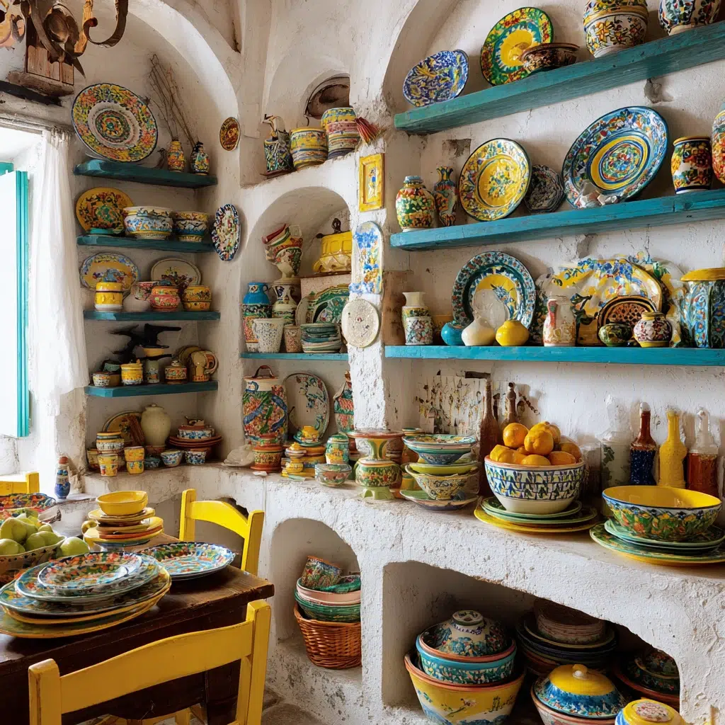 Italian Home Decor Ideas: Colorful Ceramic Dishware Makes Every Meal Special