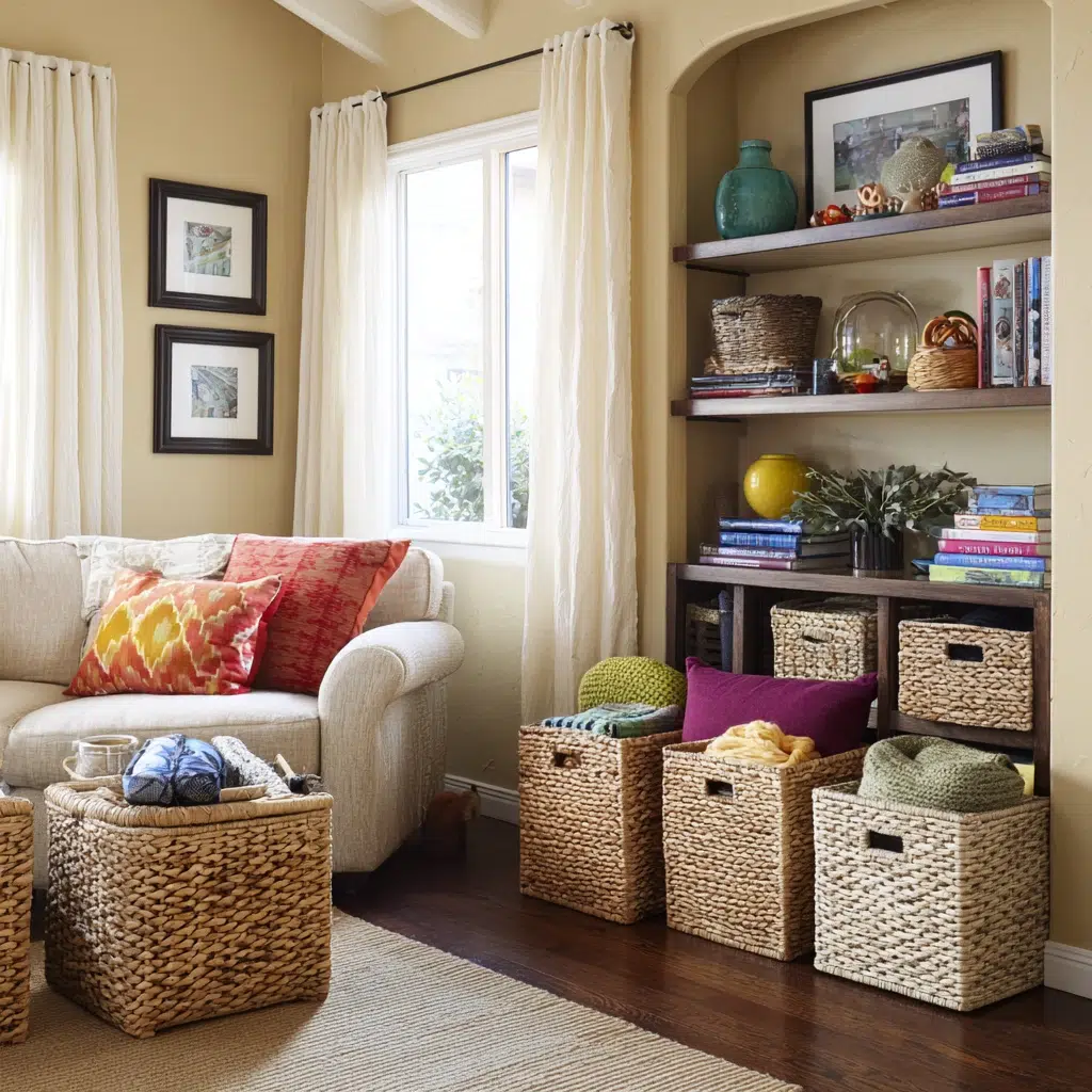 Cheap and Easy Home Improvement Ideas: Basket Case: Stylish Storage Solutions
