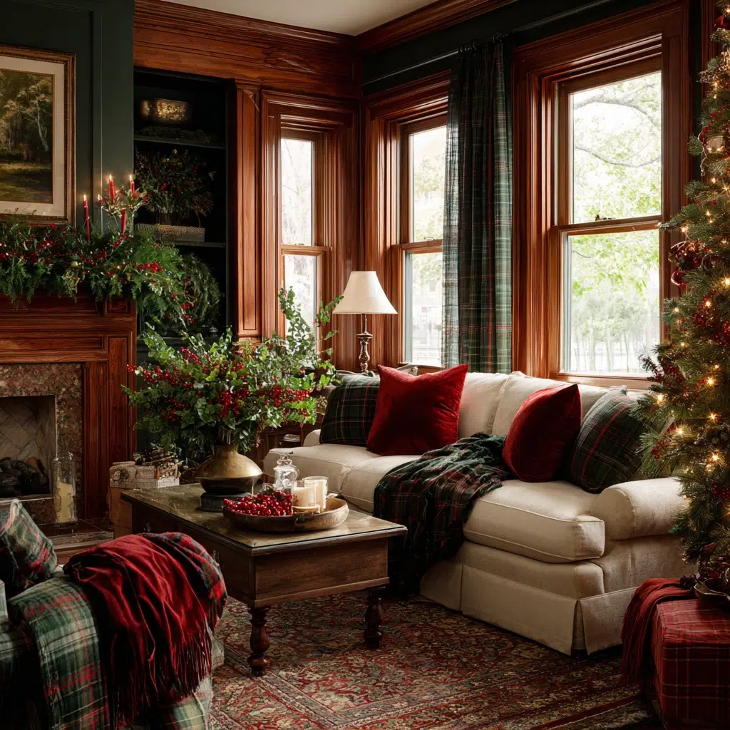 Timeless Traditional Christmas Decor Ideas: Classic Red and Green Color Palette
