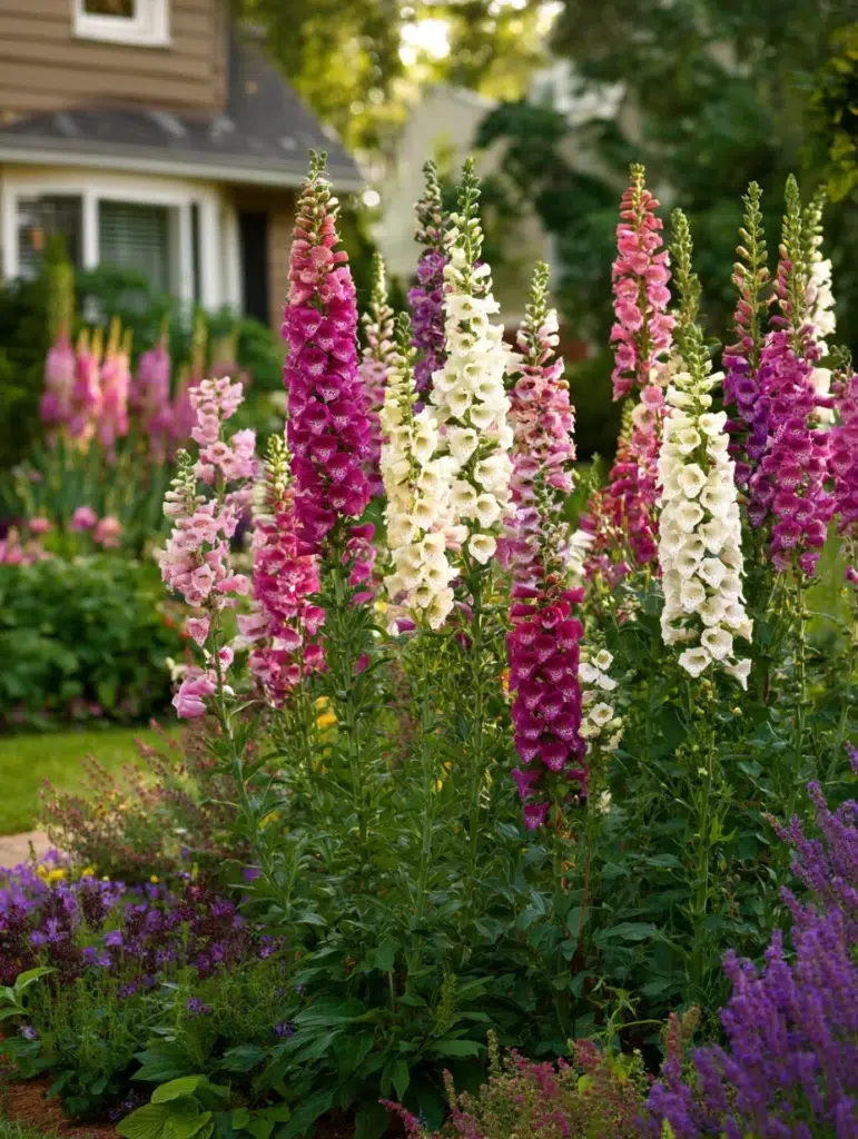 How To Create an English Cottage Garden for Your Flowers: Plant Foxgloves for Height and Drama
