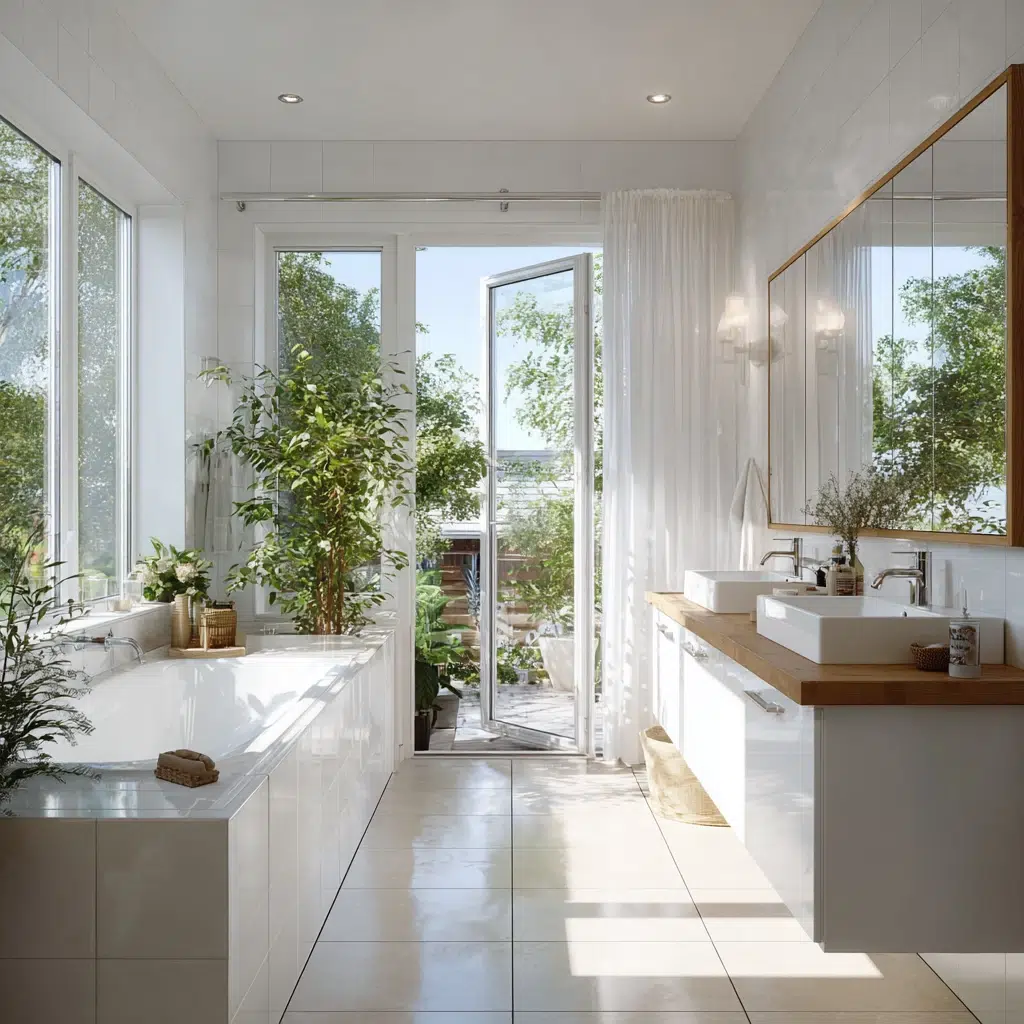 Stunning Swedish Bathroom Ideas: Maximize Natural Light