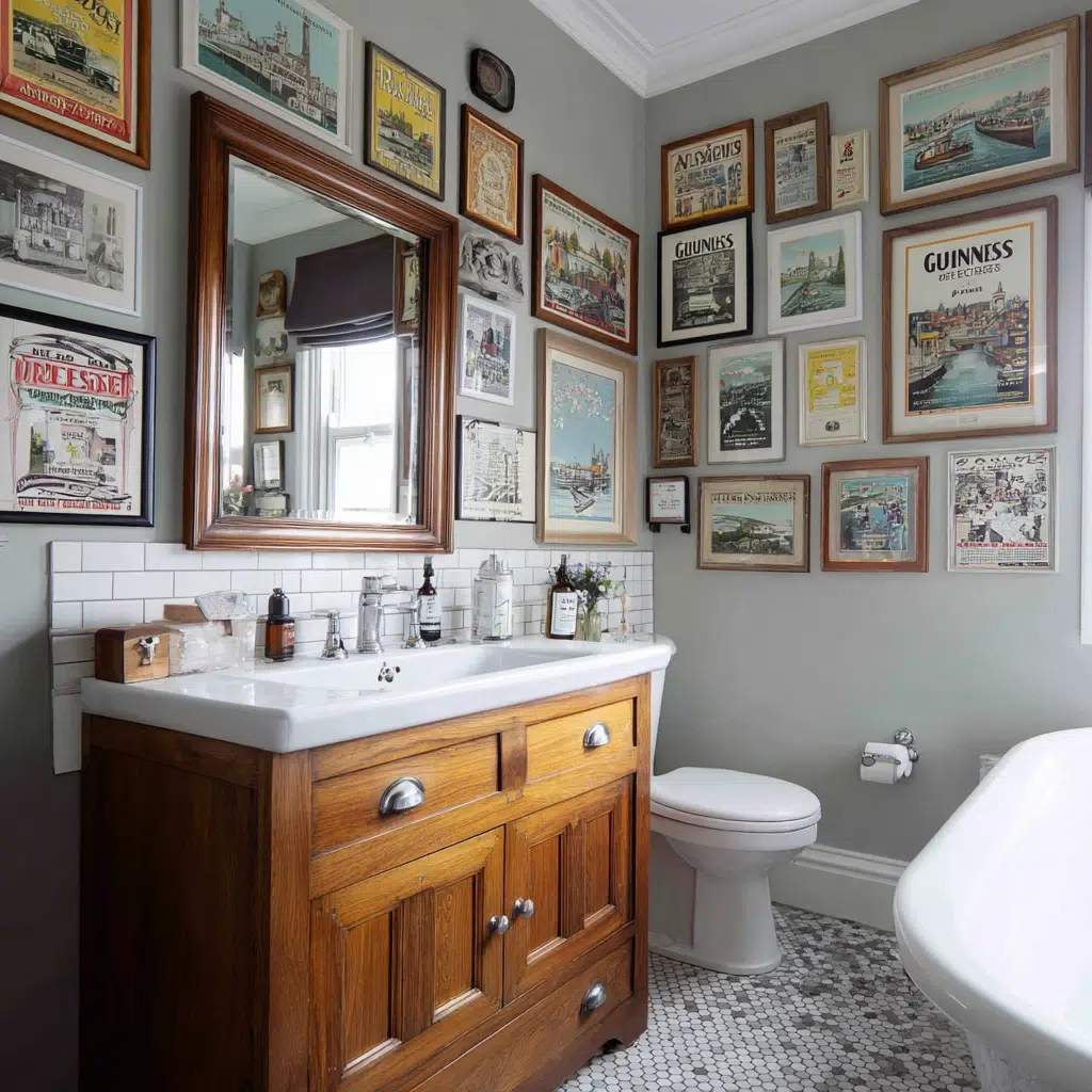 Aesthetic Irish Bathroom Ideas: Vintage Irish Advertising Prints