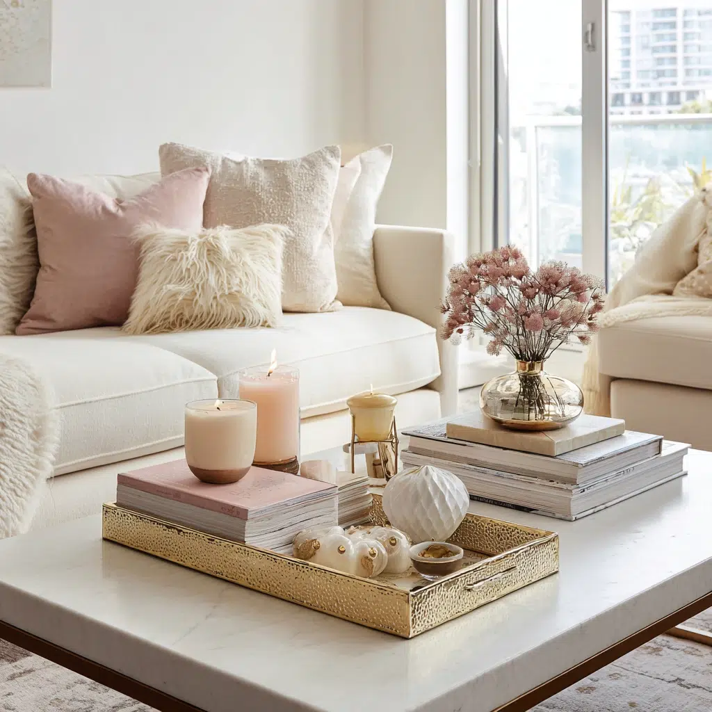 Dreamy Girly Apartment Ideas: Style Your Coffee Table Like a Pro