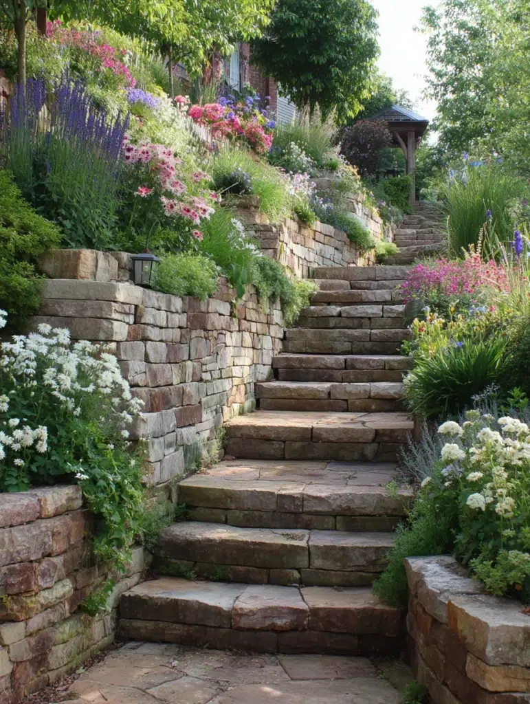 Best Raised Garden Bed Ideas: Terraced Garden Beds for Sloped Properties