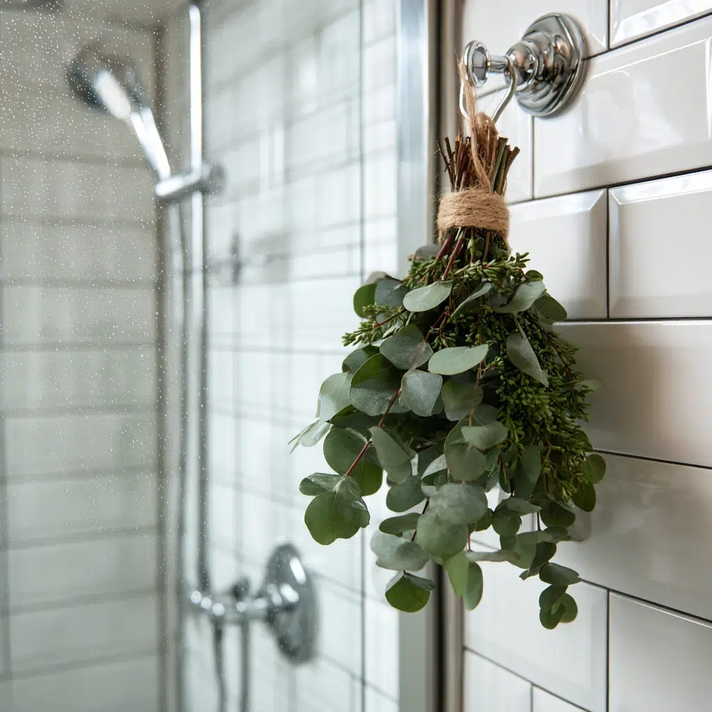 Charming Christmas Bathroom Decor Ideas: Peppermint and Eucalyptus Shower Bundles