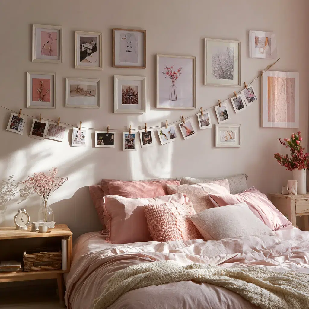 Dreamy Girly Apartment Ideas: Personalize with Photos in Creative Ways