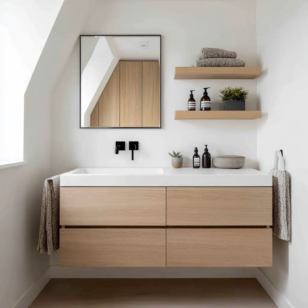 Stunning Swedish Bathroom Ideas: Install a Minimalist Vanity