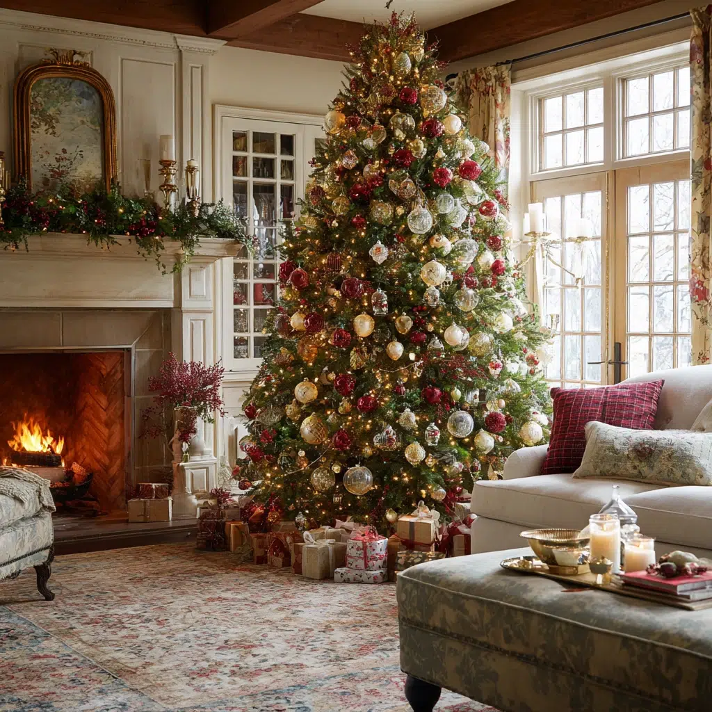 Timeless Traditional Christmas Decor Ideas: Vintage-Inspired Glass Ornaments