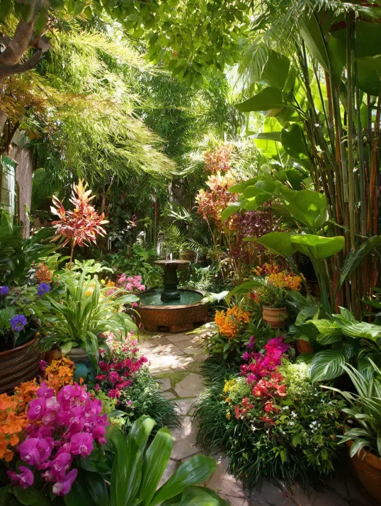 Aesthetic Garden Ideas: Craft a Tropical Garden Paradise