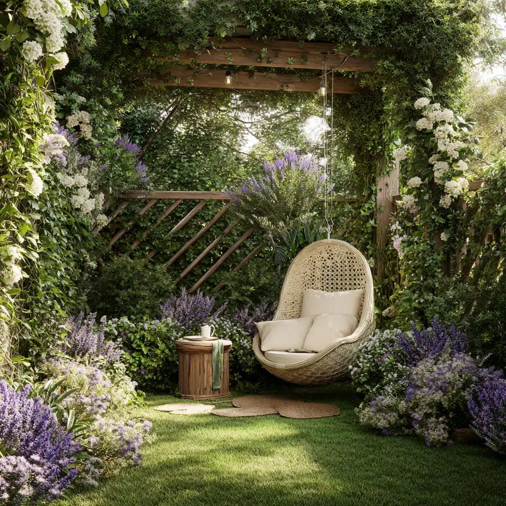 Corner Garden Ideas: Reading Nook Garden