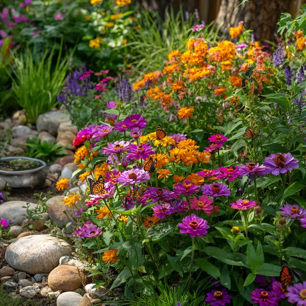 Corner Garden Ideas: Butterfly Garden Corner