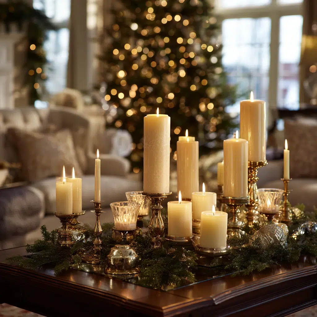 Timeless Traditional Christmas Decor Ideas: Candles and Candlelight