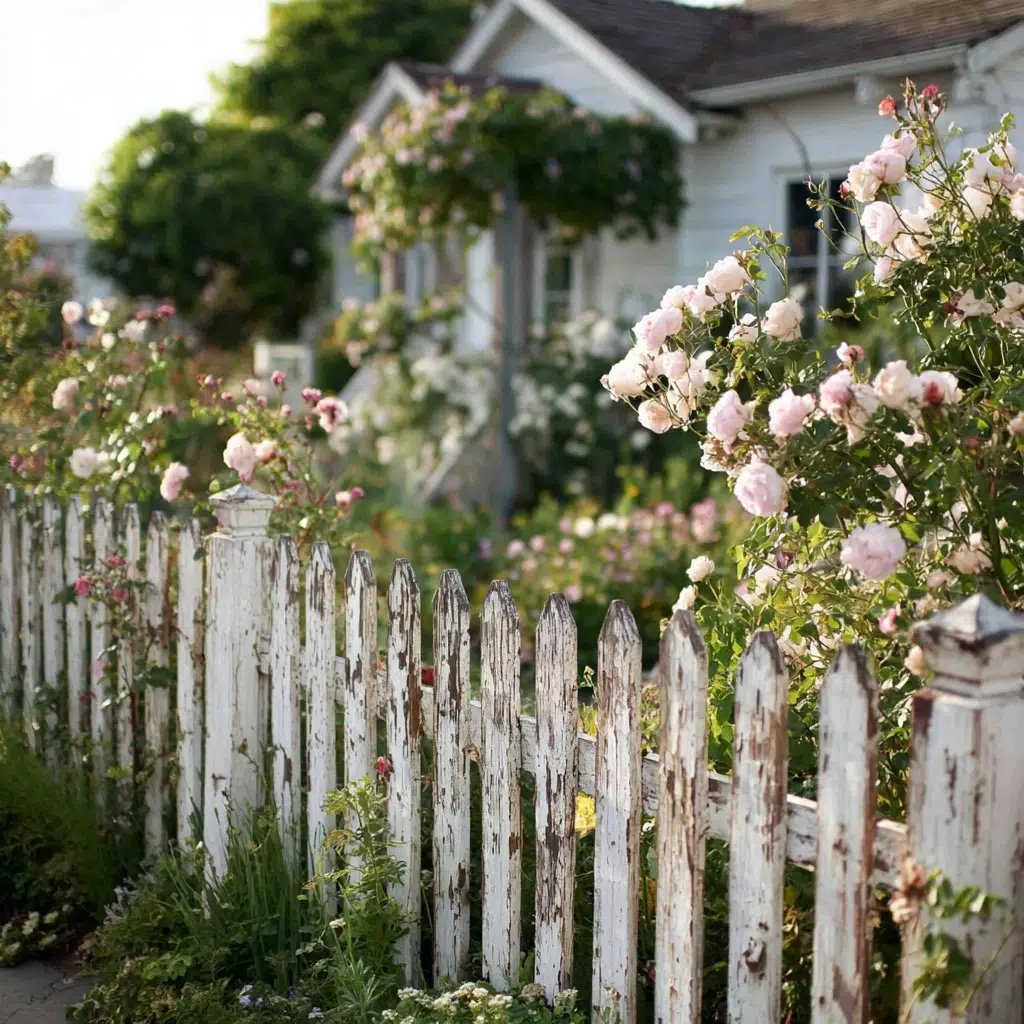 Cottage Garden Ideas: Install a Rustic Wooden Fence