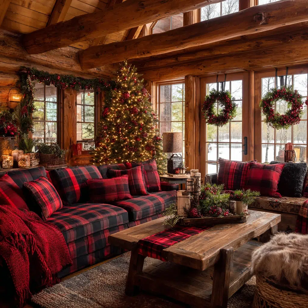 Timeless Traditional Christmas Decor Ideas: Plaid and Tartan Patterns