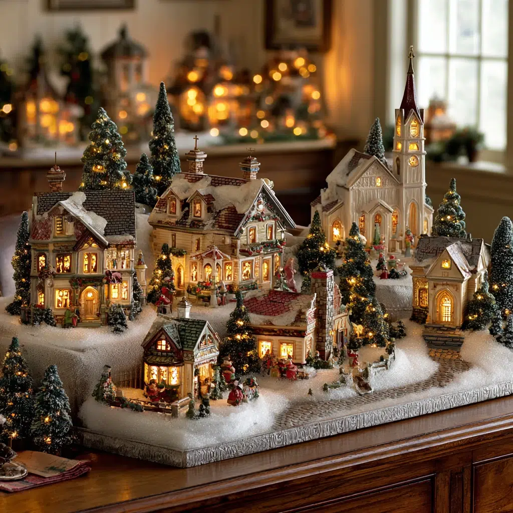 Timeless Traditional Christmas Decor Ideas: Traditional Christmas Village Display