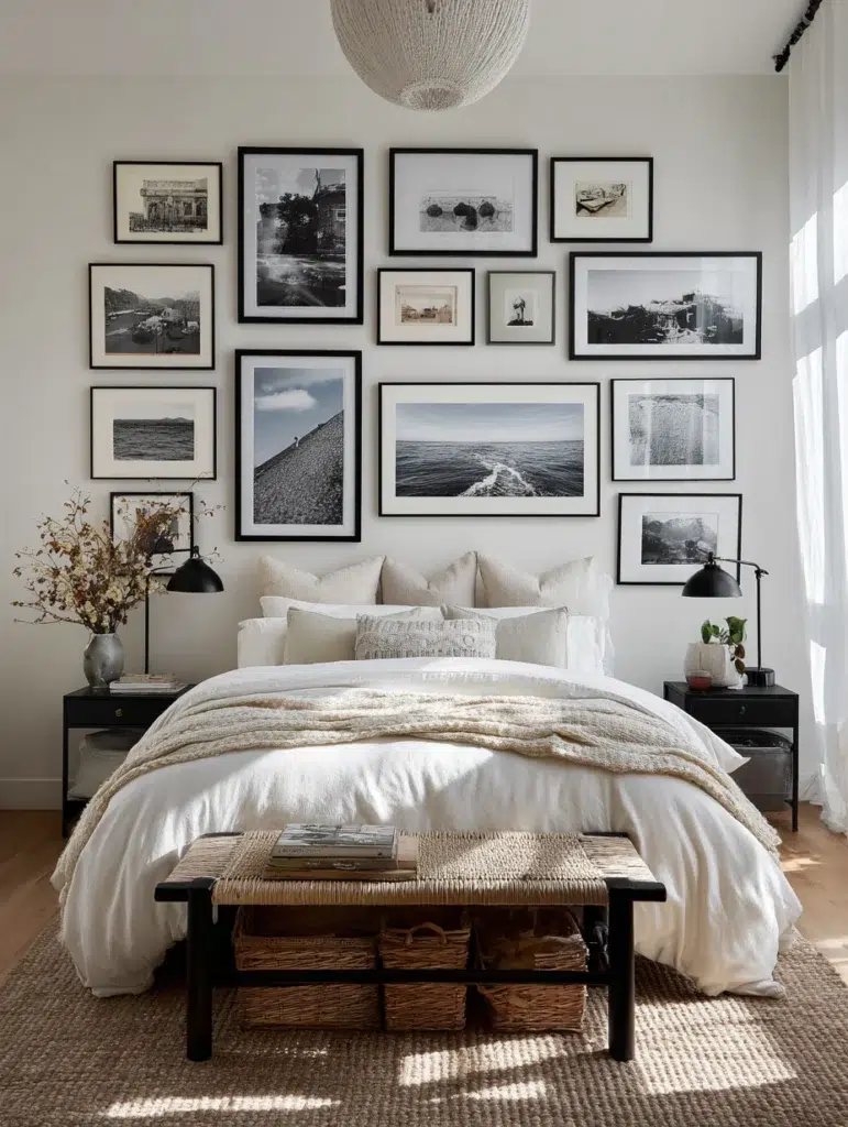 IKEA Bedroom Ideas: Create a Gallery Wall Above Your Bed