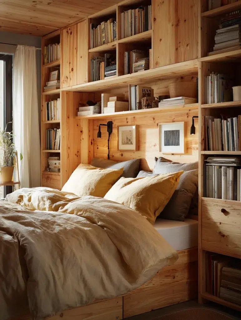 IKEA Bedroom Ideas: Build a Headboard with IVAR Cabinets