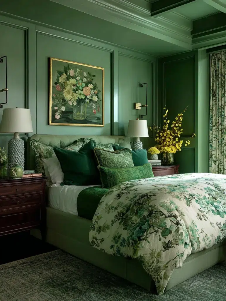 Sage Green Bedroom Ideas: Layer Different Shades of Green