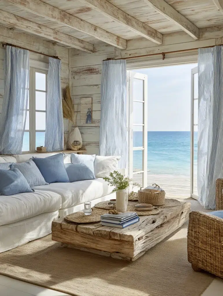 Italian Coffee Table Styling Ideas: Stack Woven Placemats