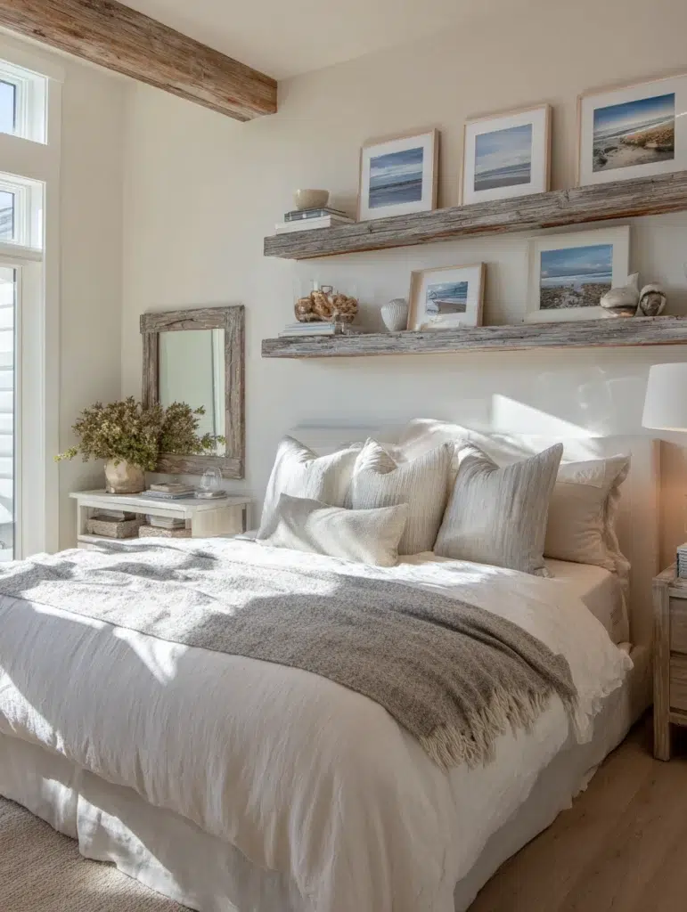 Coastal Bedroom Ideas: Add Weathered Wood Accents