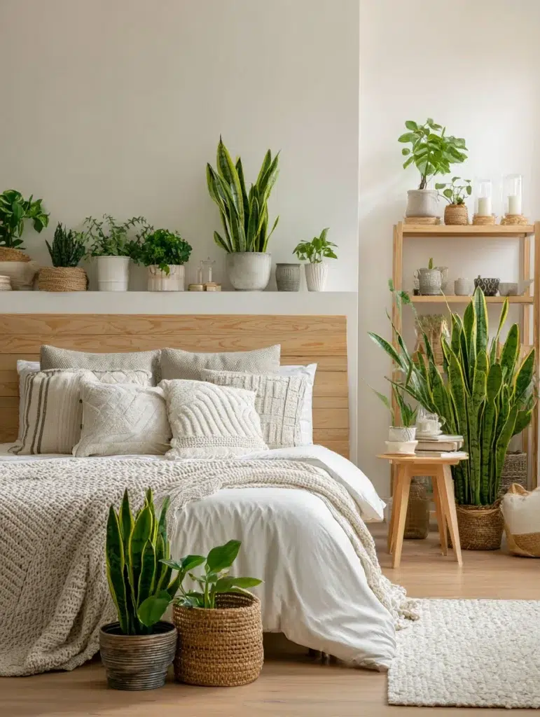 Calming Zen Bedroom Ideas: Choose Low-Maintenance Plants