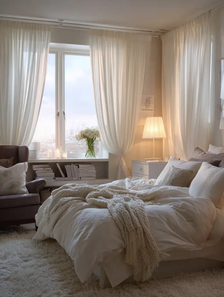 IKEA Bedroom Ideas: Layer Window Treatments for Privacy and Style