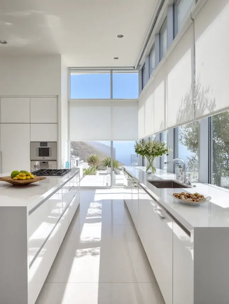 Minimalist Modern Kitchen Ideas: Minimal Window Treatments