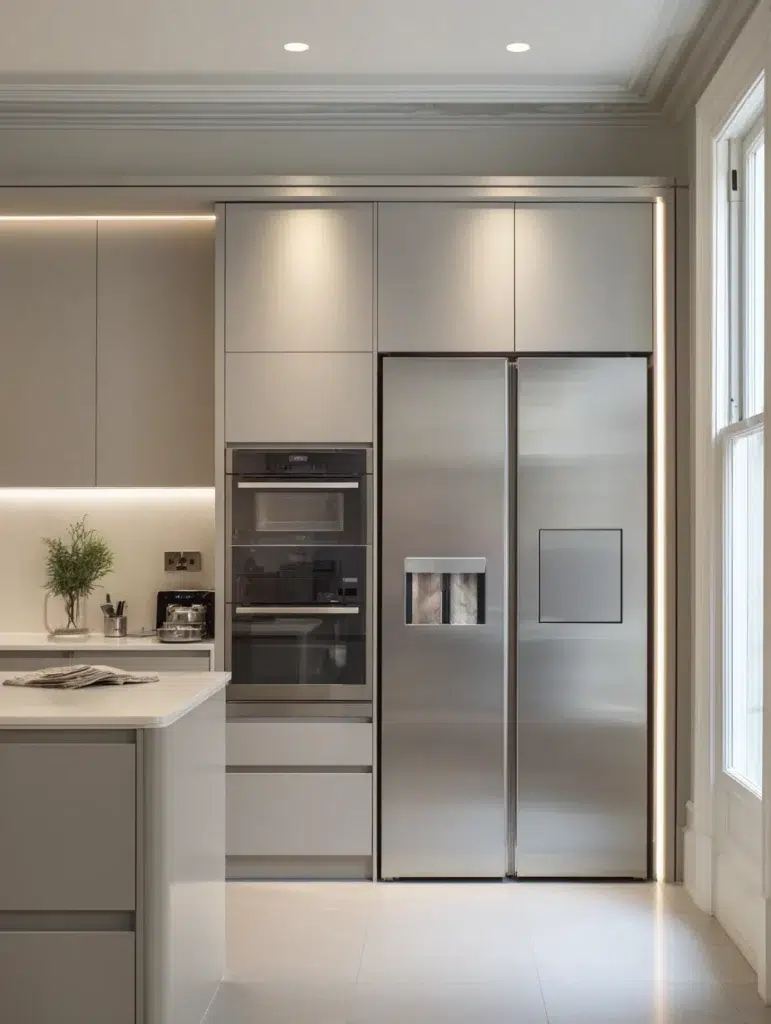 Minimalist Modern Kitchen Ideas: Integrated Appliances That Disappear