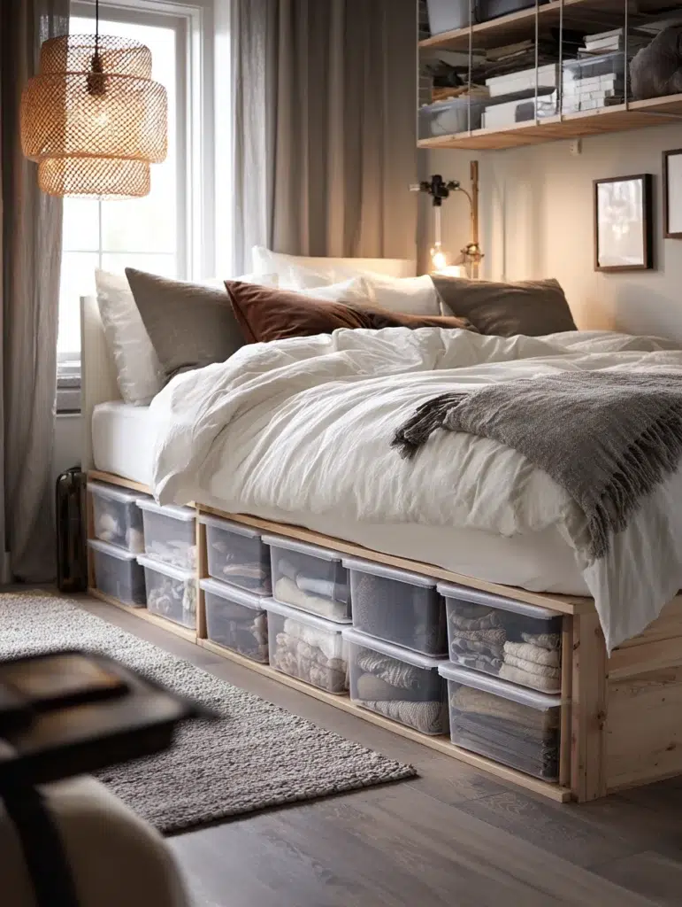 IKEA Bedroom Ideas: Create Under-Bed Storage Heaven