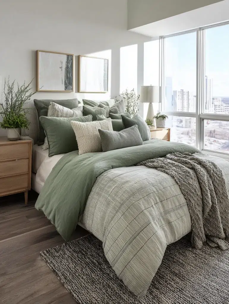 Sage Green Bedroom Ideas: Style With Sage Green Throw Pillows