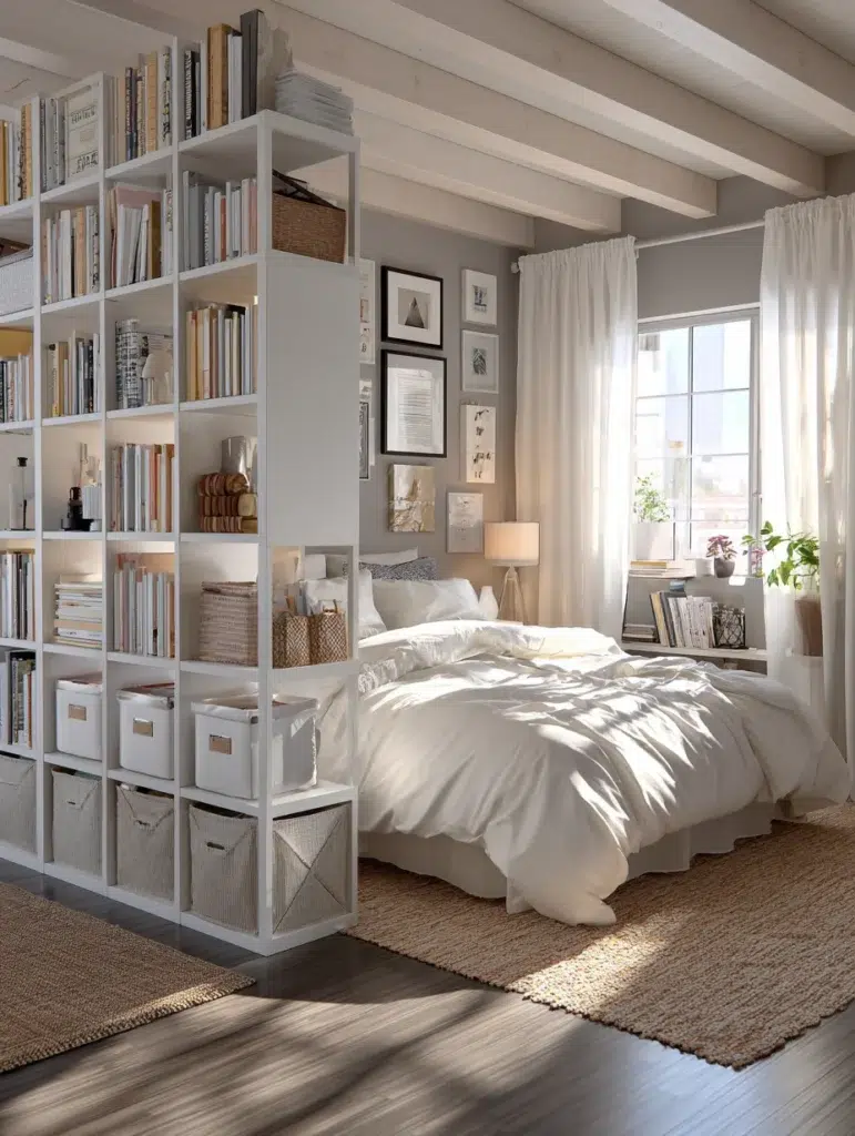 IKEA Bedroom Ideas: Organize with KALLAX Cubes
