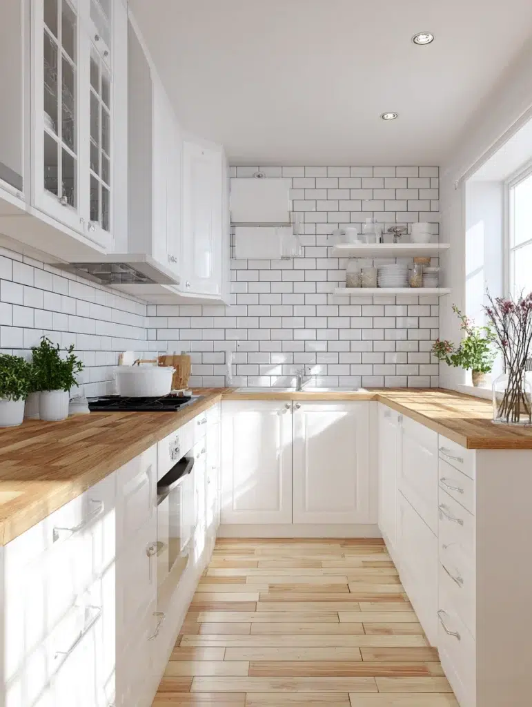 Scandinavian Kitchen Design Ideas: Use Subway Tiles for Timeless Appeal