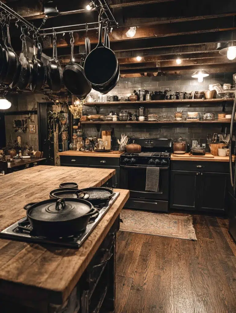 Witchy Kitchen Aesthetic Ideas: Cast Iron Everything