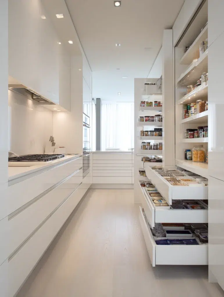 Minimalist Modern Kitchen Ideas: Hidden Kitchen Storage Solutions