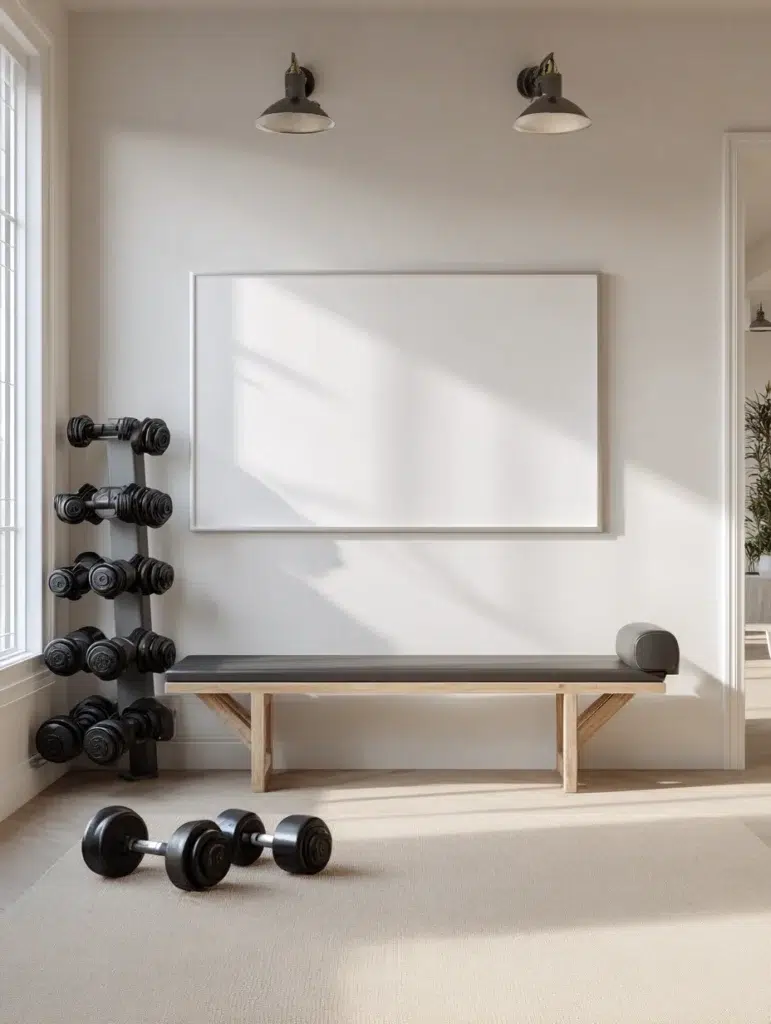 Home Gym Ideas: Add a Whiteboard for Tracking Progress
