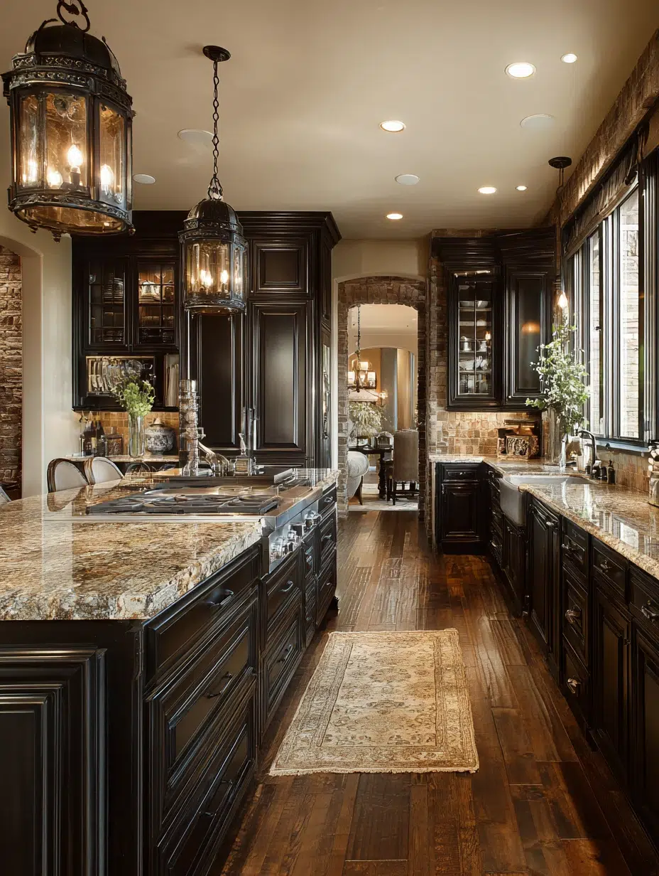 Dark Brown Kitchen Cabinet Ideas