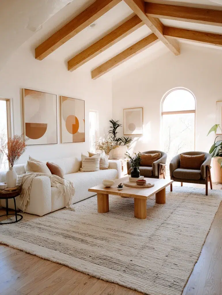 Stylish Living Room Rug Ideas: Oversized Neutral Rugs That Ground Your Space