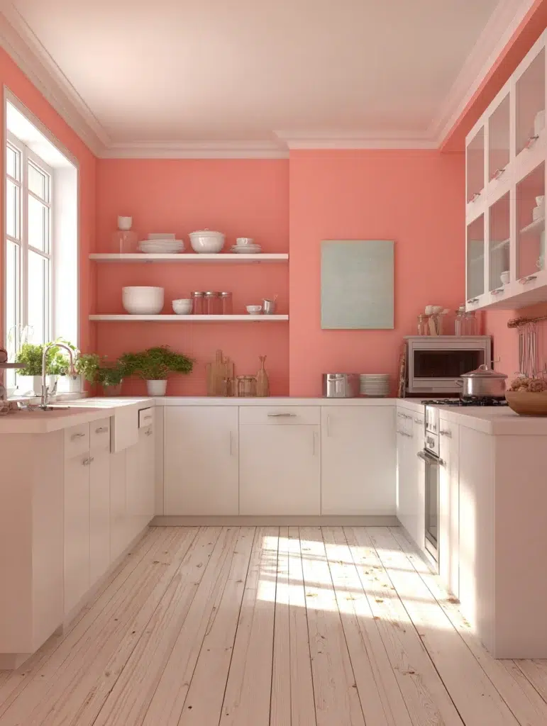 8 Coral Pink Walls