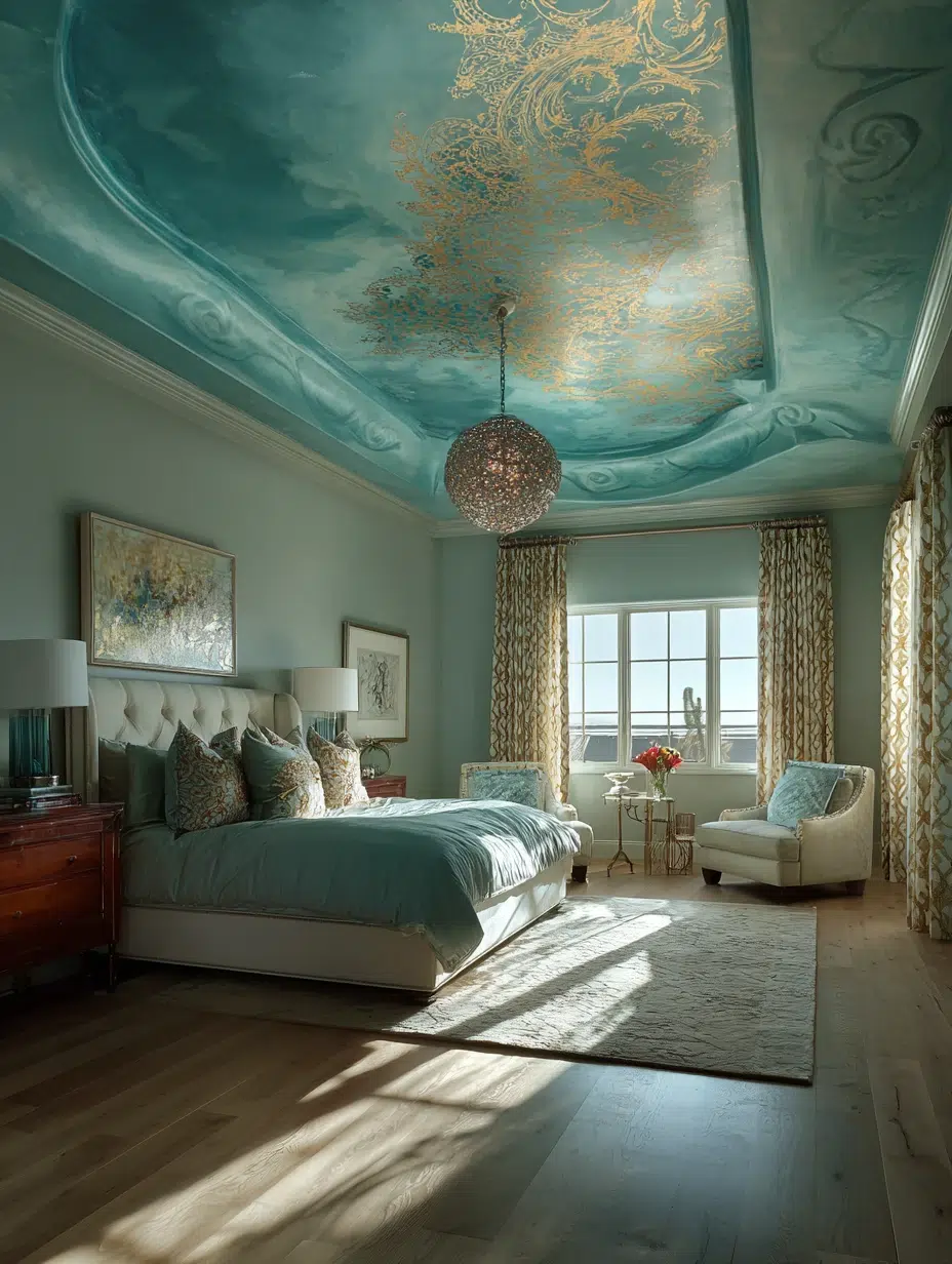 Painted Ceiling Bedroom Ideas